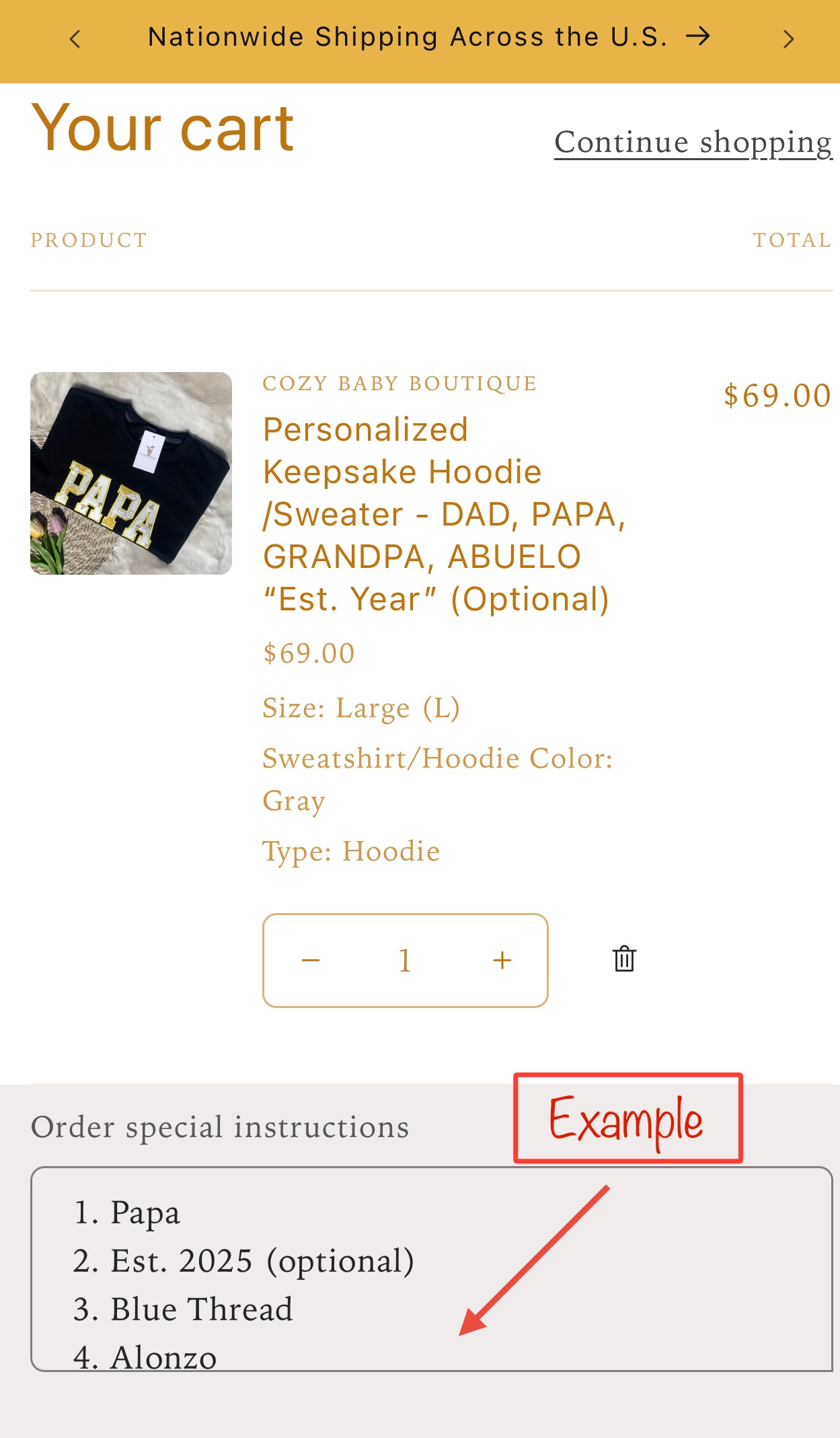 Personalized Keepsake Hoodie /Sweater - DAD, PAPA, GRANDPA, ABUELO + EST. Year + Custom Sleeve name