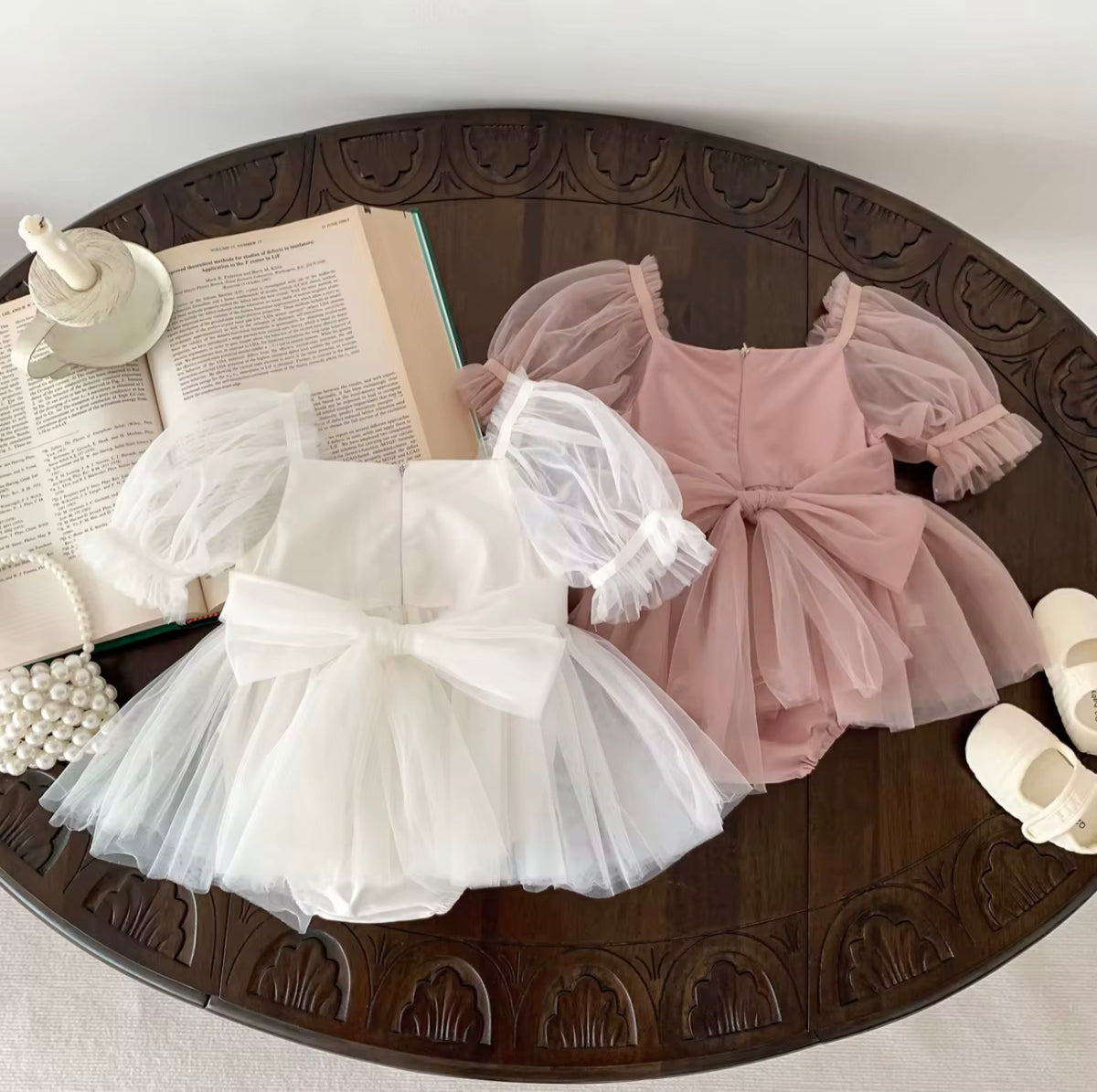Princess Romper Dress Girls Photoshoot
