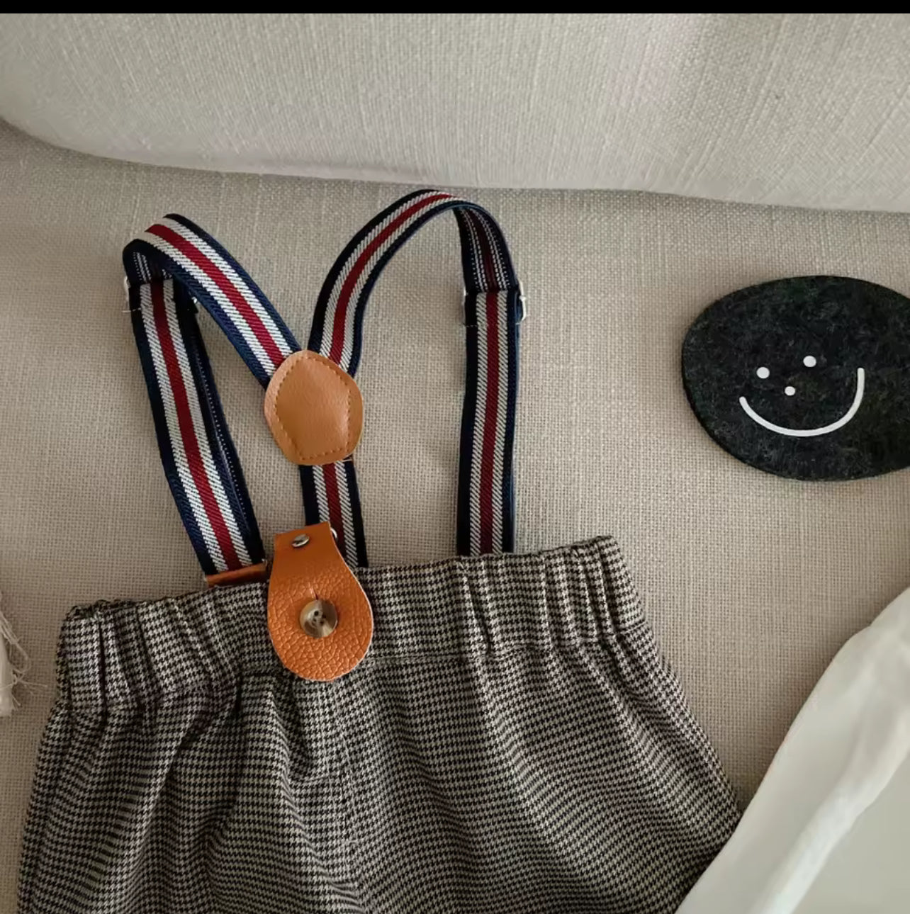 3-Piece Baby Boy Toddler Formal Set Bowtie Shirt, Elastic Waist Pants & Suspenders