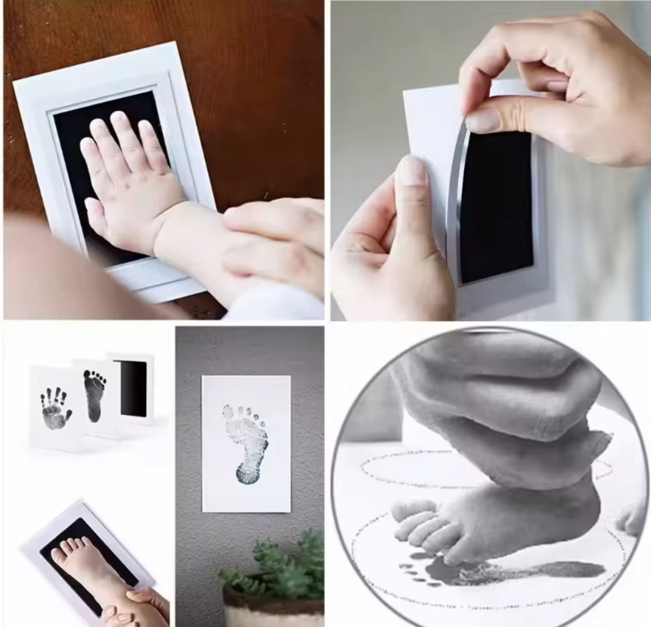 Inkless Baby Handprint & Footprint Kit Safe, Mess-Free Memory