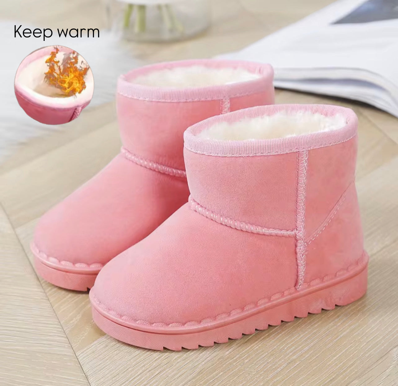 Baby Snow Boots with Durable Exterior