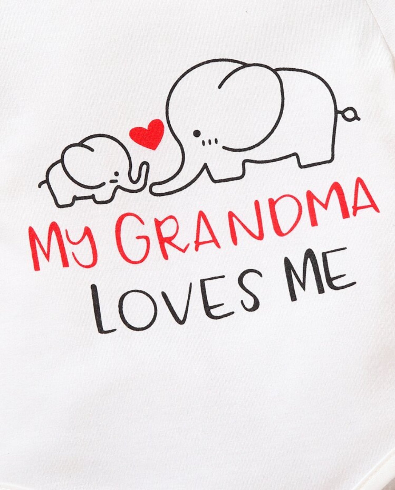 “My Grandma Loves Me” Baby Romper Baby Bodysuit – Gift for Grandma