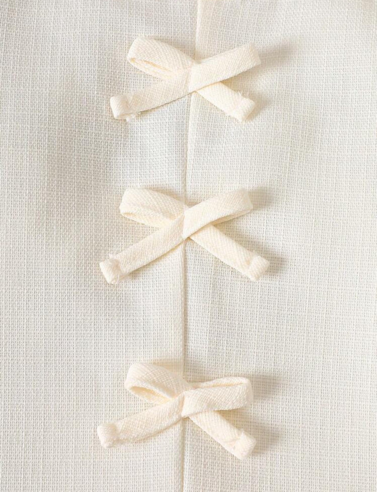 Cozy Baby Girl White Puff Sleeve Dress with Bow, Pleated Hem Elegant Party Outfit for Spring, Summer & Fall