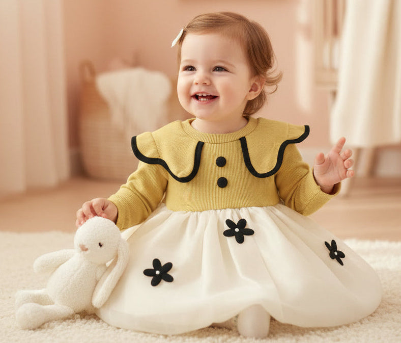 Warm Knit Long Sleeve Dress