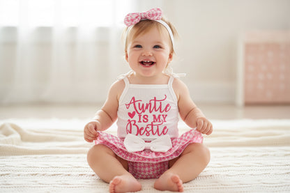 Baby Girl Top, Bloomers & Hair Band