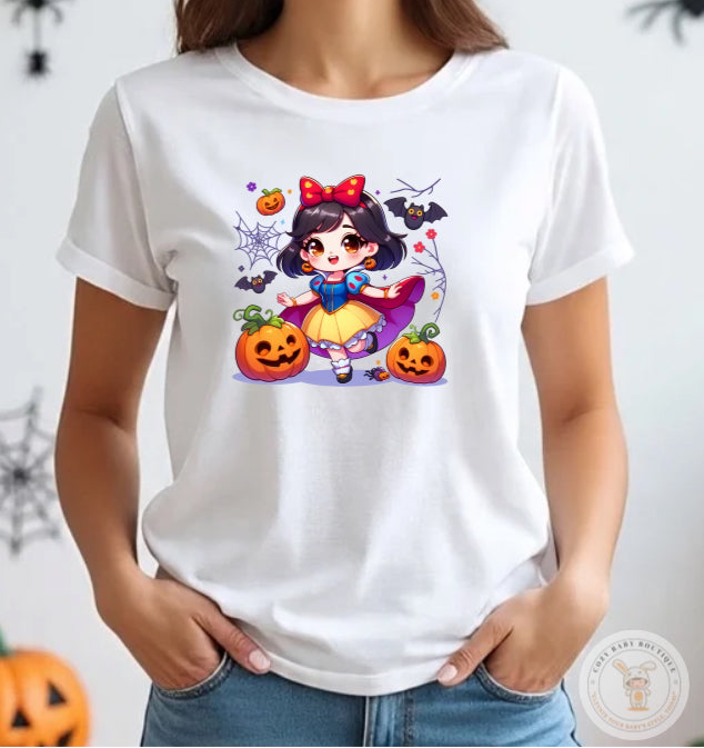 Halloween Hero & Princesses Characters T-Shirt for Kids & Adults
