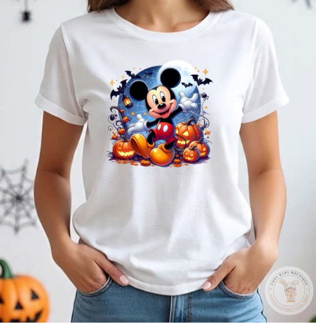 Halloween Hero & Princesses Characters T-Shirt for Kids & Adults