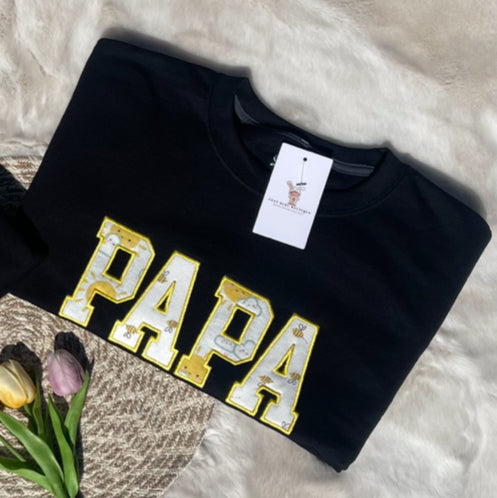 Personalized Keepsake Hoodie /Sweater - DAD, PAPA, GRANDPA, ABUELO “Est. Year” (Optional)