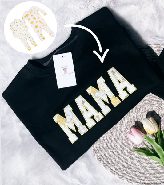 Personalized Keepsake Hoodie/Sweater – MAMA, MOM, GIGI, ABUELA + Optional “Est. Year”