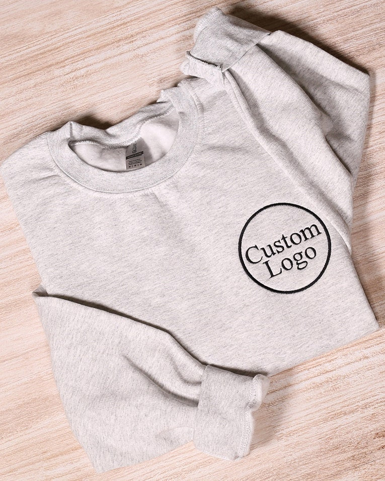 Right Chest Logo Embroidered Sweatshirt