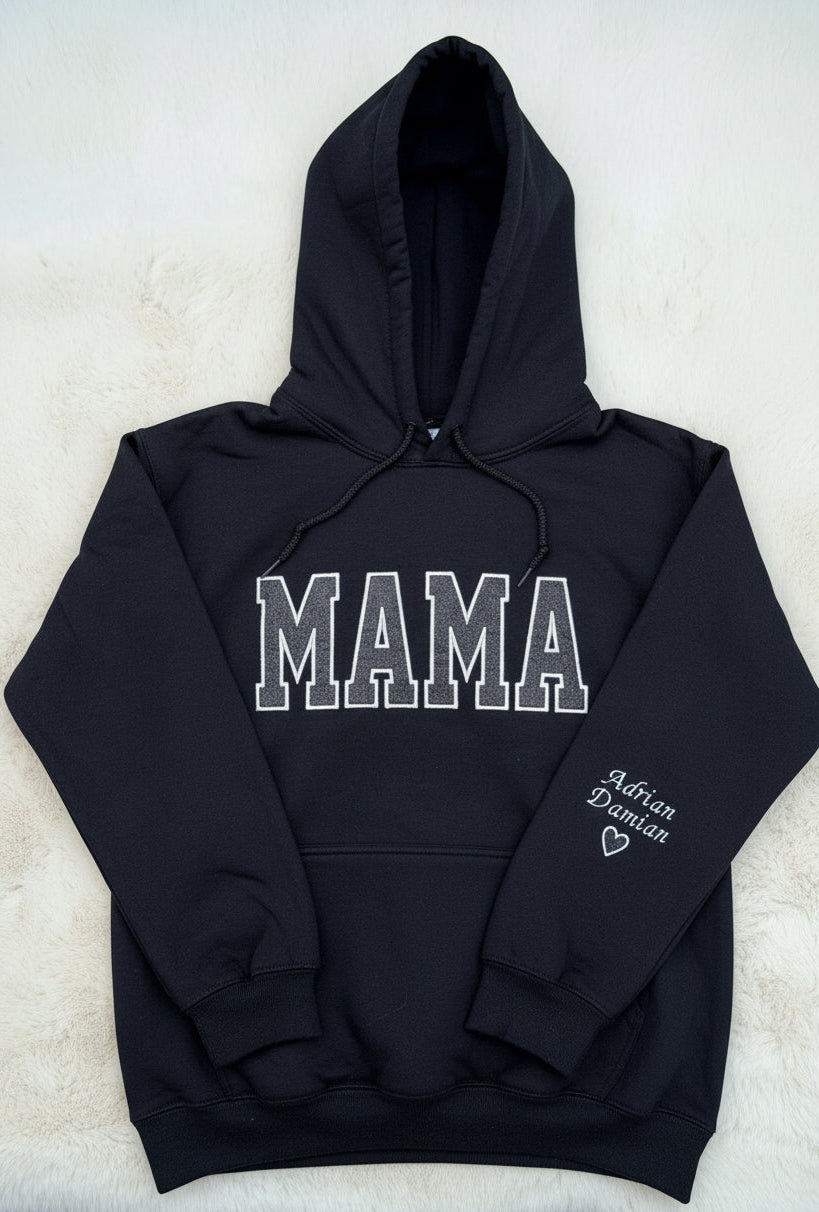Mama Sparkle Glitter Hoodie