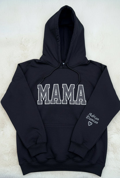 Mama Sparkle Glitter Hoodie