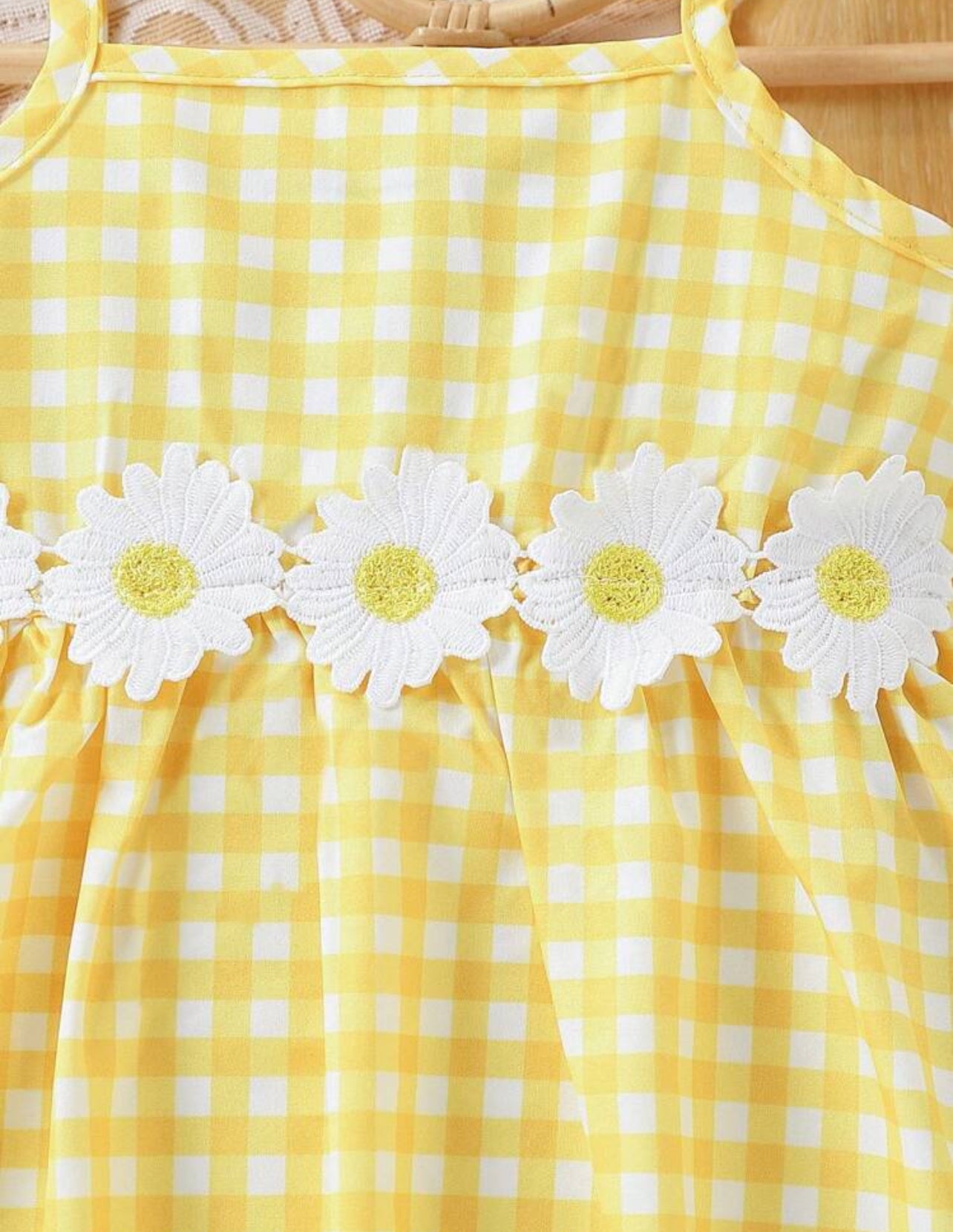 Toddler Girl Summer Dress Cute Floral Appliqué Sundress for Girls