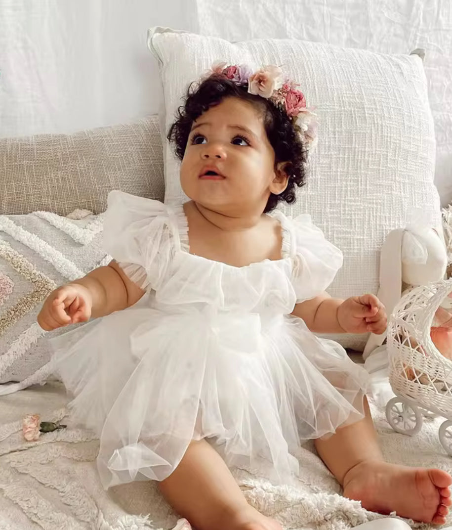Princess Romper Dress Girls Photoshoot