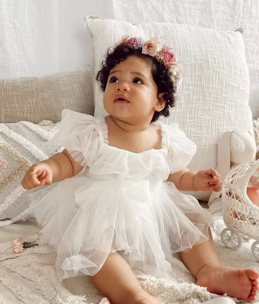 Princess Romper Dress for Newborn Girls