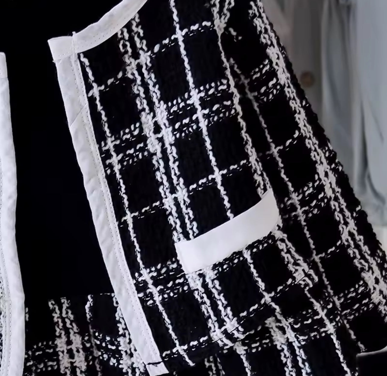 Vintage 2-Piece Outfit Knitted Cardigan & Tutu Dress