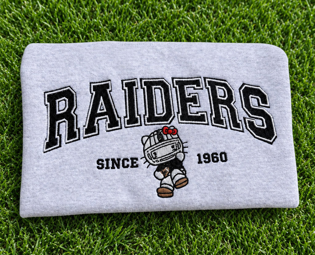 Kawaii Football Embroidered Sweatshirt & Hoodie