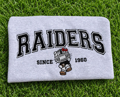 Kawaii Football Embroidered Sweatshirt & Hoodie