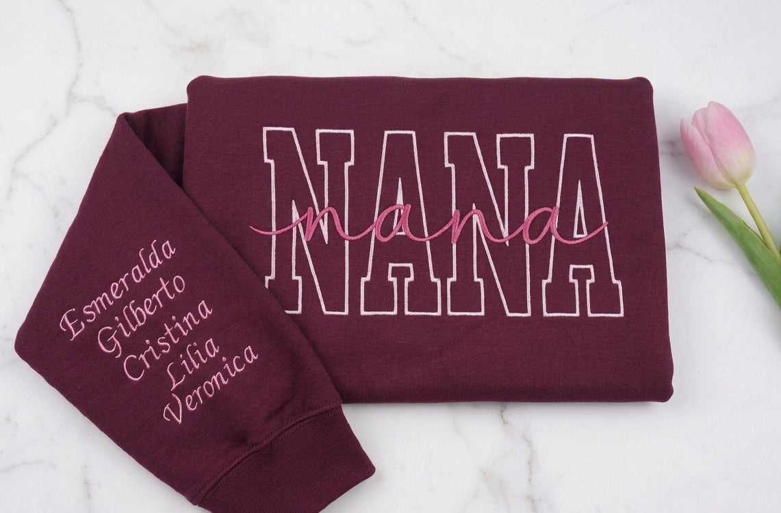 NANA Coquette Embroidered Sweatshirt