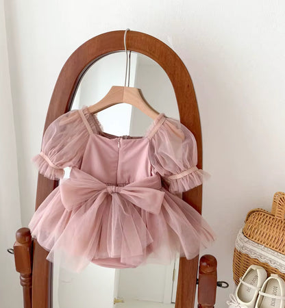 Princess Romper Dress for Newborn Girls
