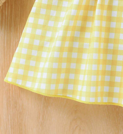 Toddler Girl Summer Dress Cute Floral Appliqué Sundress for Girls