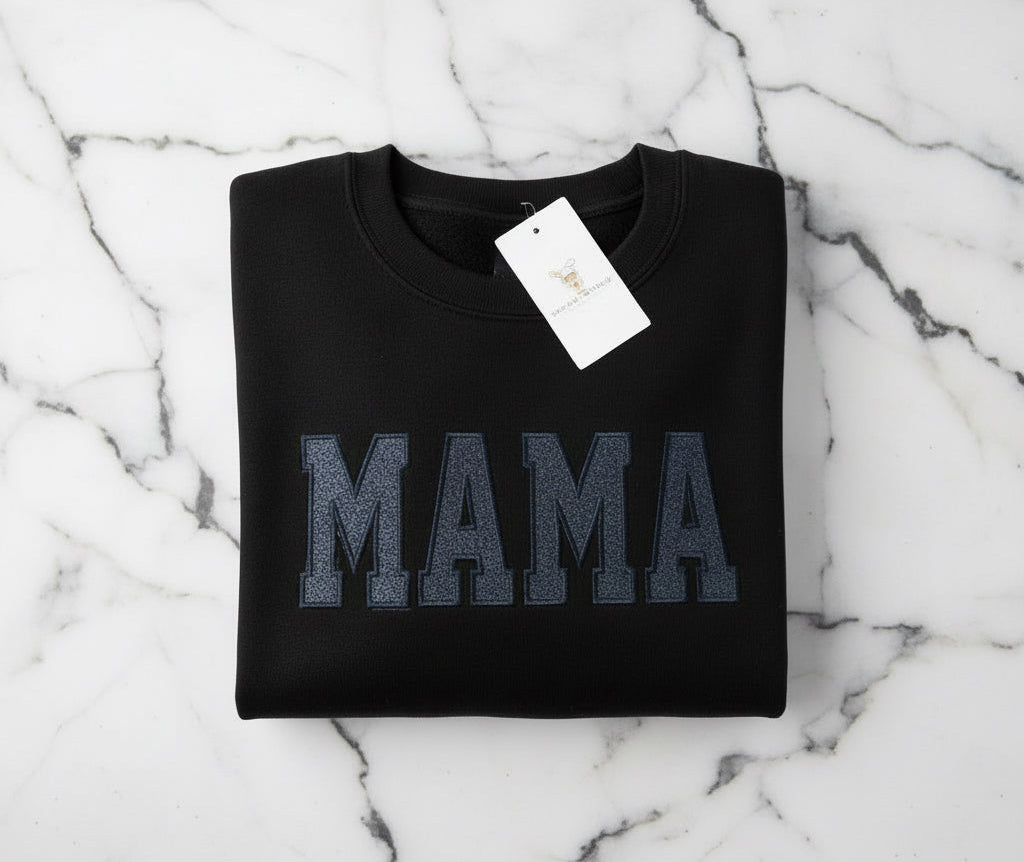 Mama Sparkle Glitter Sweatshirt
