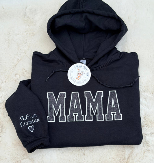 MAMA Sparkle Glitter Hoodie