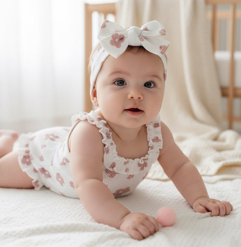 Personalized Floral Romper
