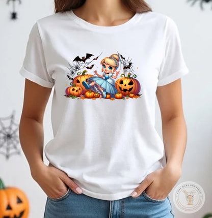 Halloween Hero & Princesses Characters T-Shirt for Kids & Adults