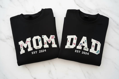 Keepsake Baby Blanket Mom or Dad Sweatshirt