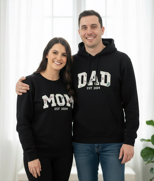 Keepsake Memory Hoodie Mom, Dad, Grandma Special Fabric