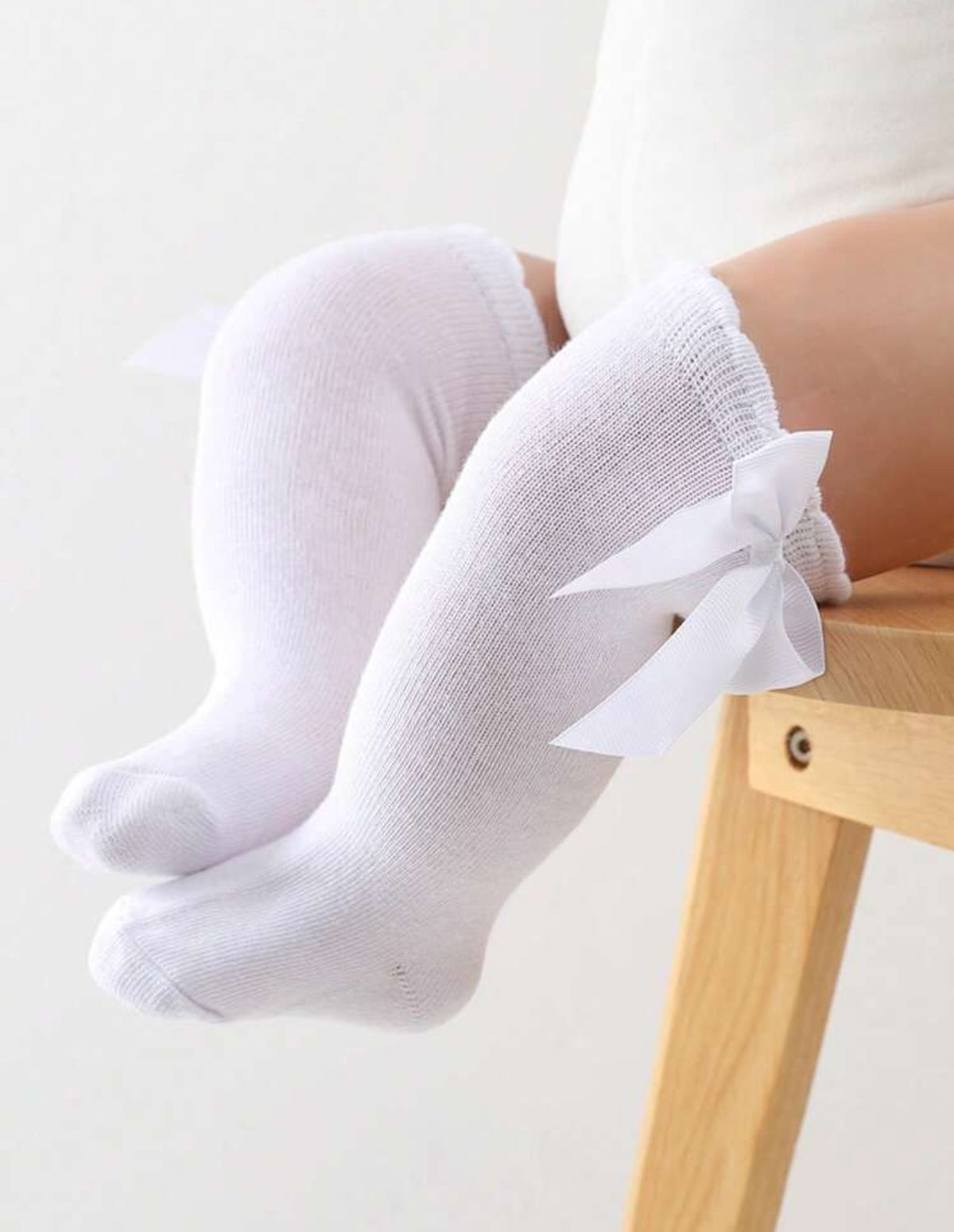 Ruffle Knee High Baby Socks