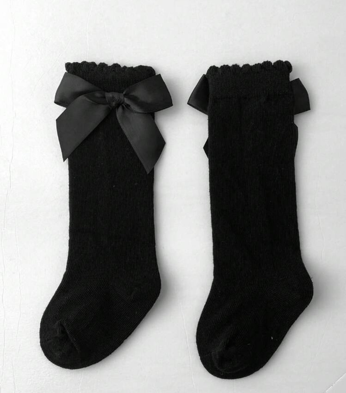 Ruffle Knee High Baby Socks