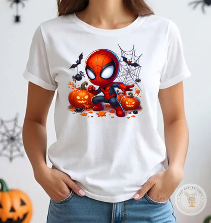 Halloween Hero & Princesses Characters T-Shirt for Kids & Adults