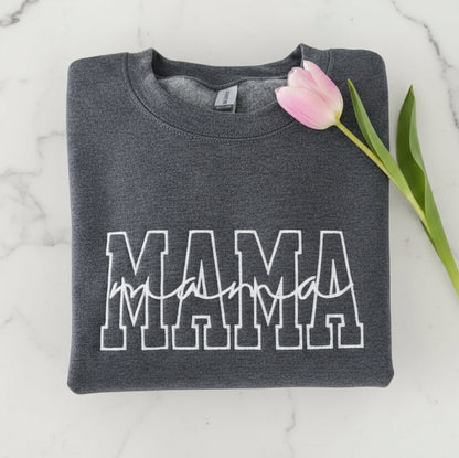 Mama Coquette Embroidered Sweatshirt