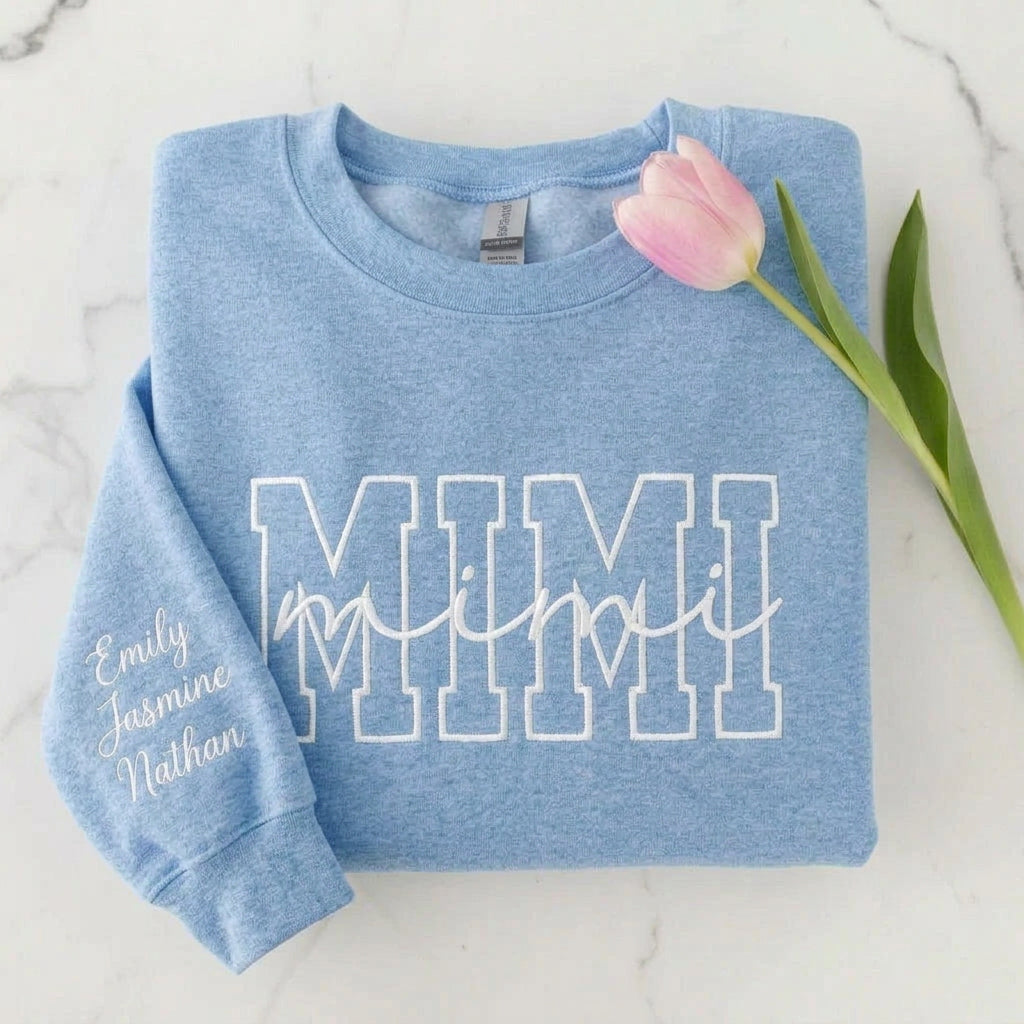 MIMI Coquette Embroidered Sweatshirt