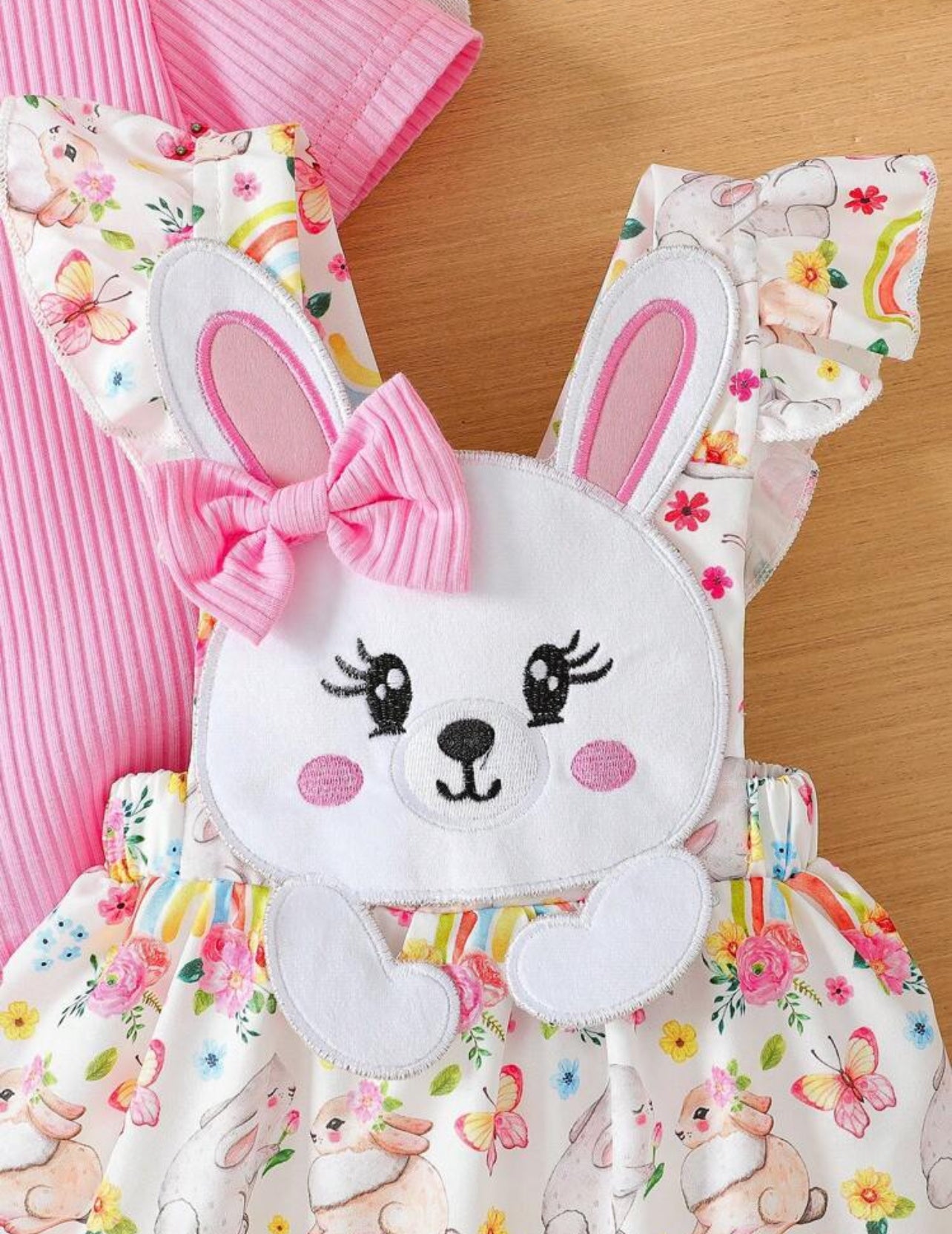 First Easter Bunny Cute Girl Easter Outfits Easter Dress Months