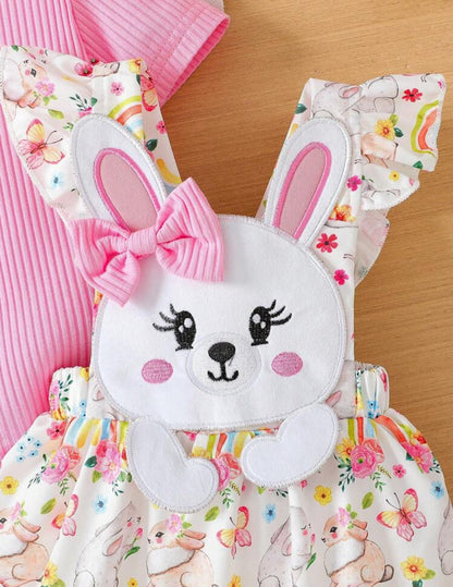 3-Piece Easter Romper, Dress & Headband