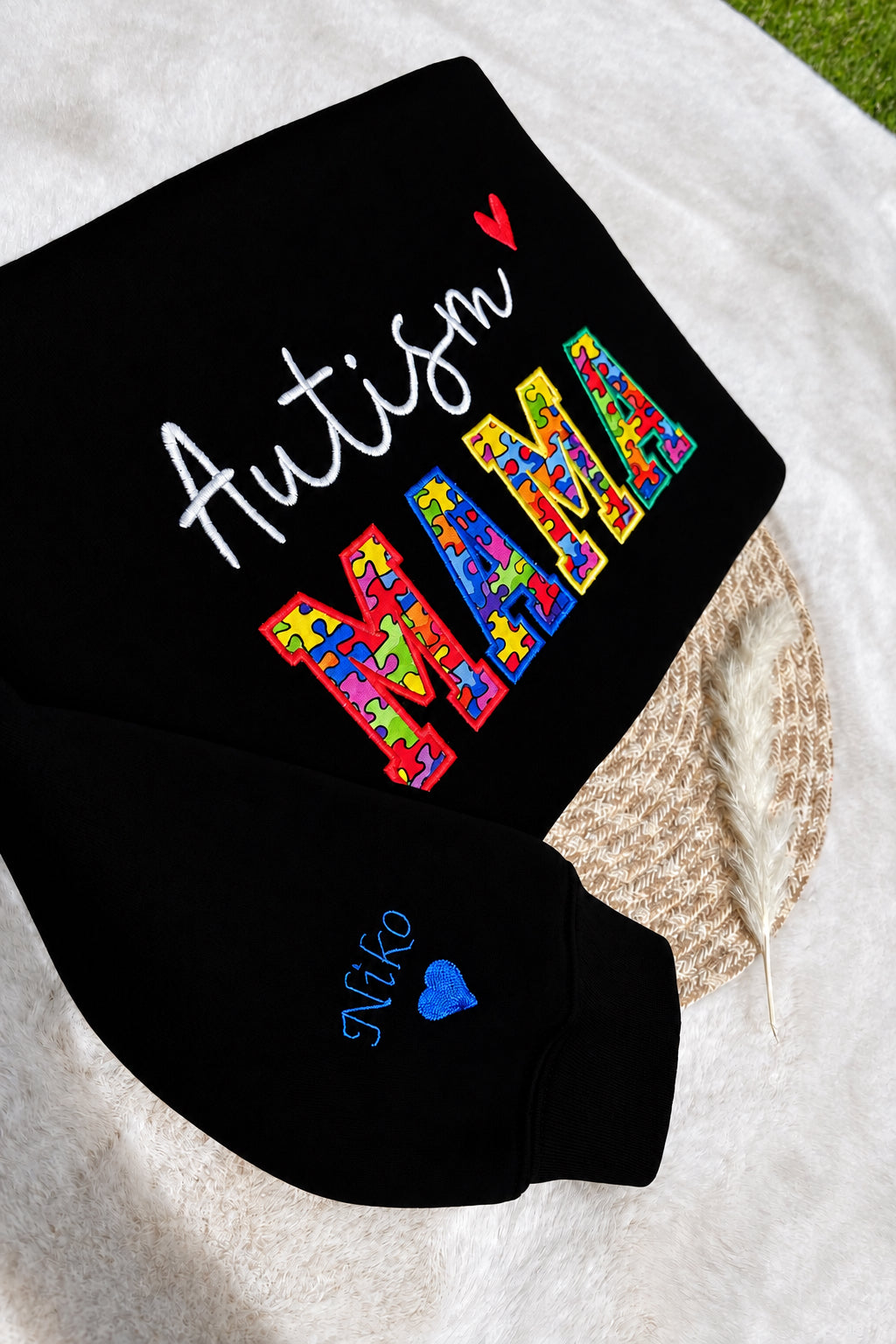 Autism Embroidered Sweatshirt