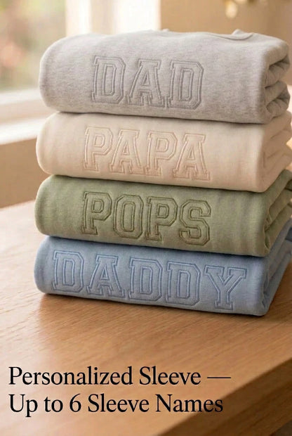 Custom DAD Embroidered Sweatshirt or Hoodie
