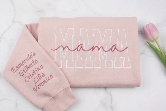 Mama Coquette Embroidered Sweatshirt