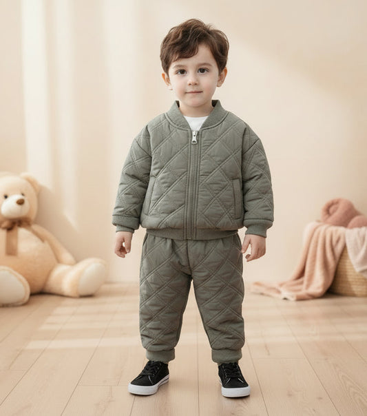 Winter Track Suit Set Jacket & Sweatpants