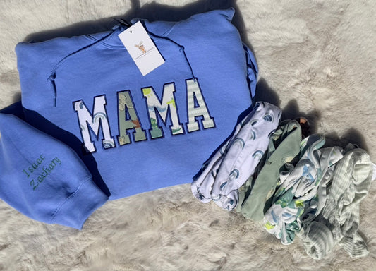 Keepsake Appliqué Mom or Dad Sweatshirt