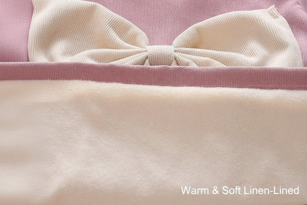 Cozy Bowknot Dress