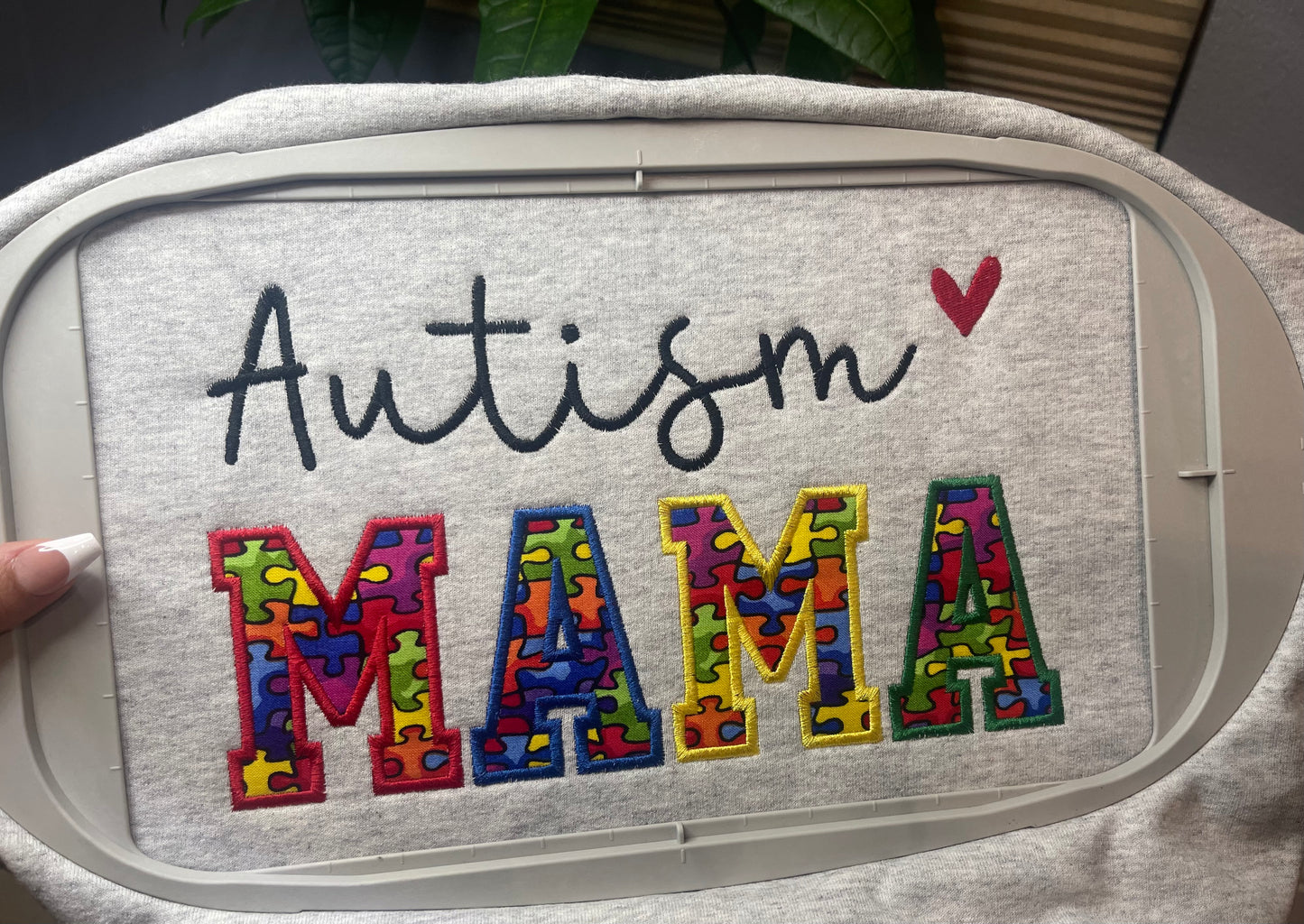 Autism MAMA Hoodie/Sweater – Personalized Keepsake + Custom Sleeve name or Special phrase