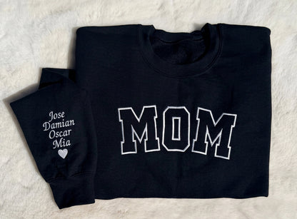 Mom Embroidered Sweatshirt