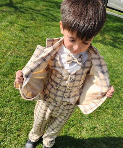 3-Piece Toddler Boy Tuxedo Set