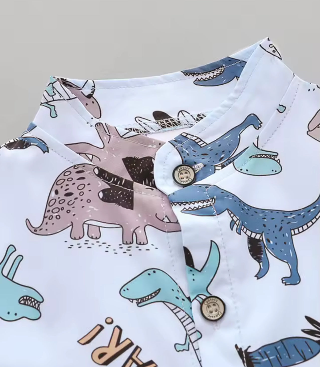 Baby Dinosaur Shirt and Shorts 2-Piece