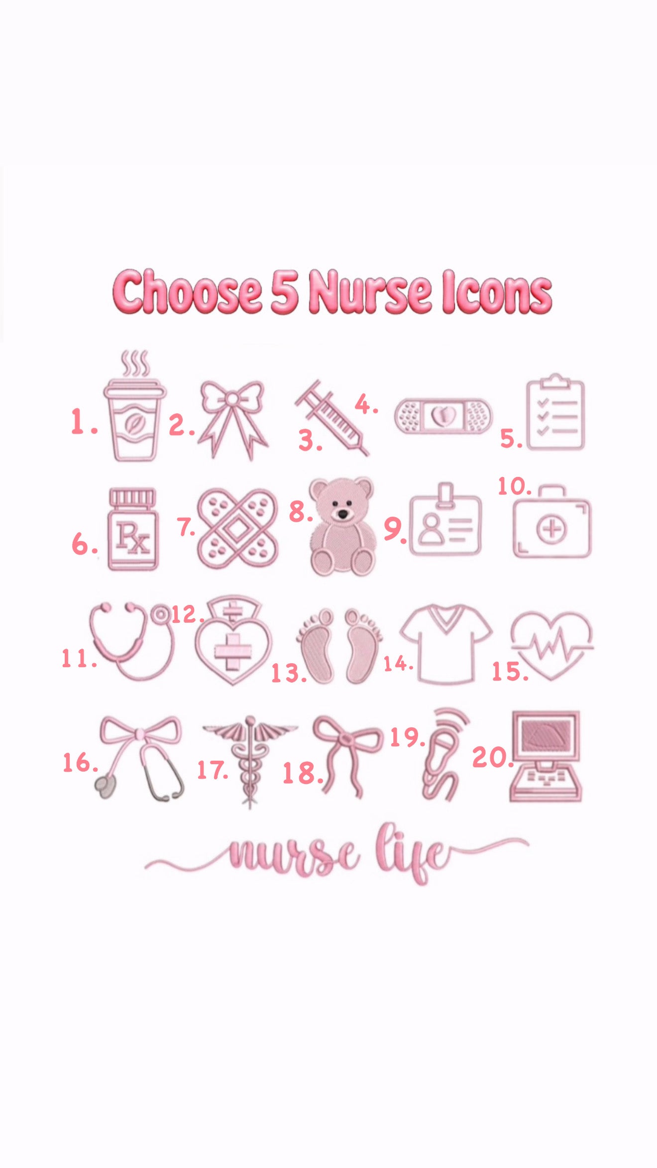 Coquette Nurse Sweatshirt Icons Nurse Gift