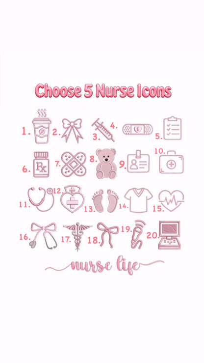 Coquette Nurse Sweatshirt Icons Nurse Gift